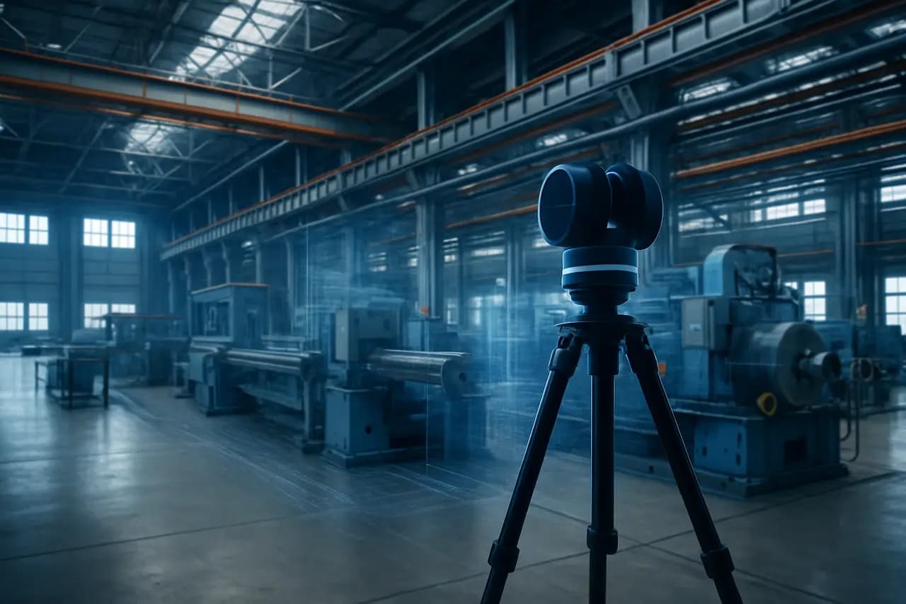3D-Laserscanning bei Fabrikumzug: Planung mit Punktwolken