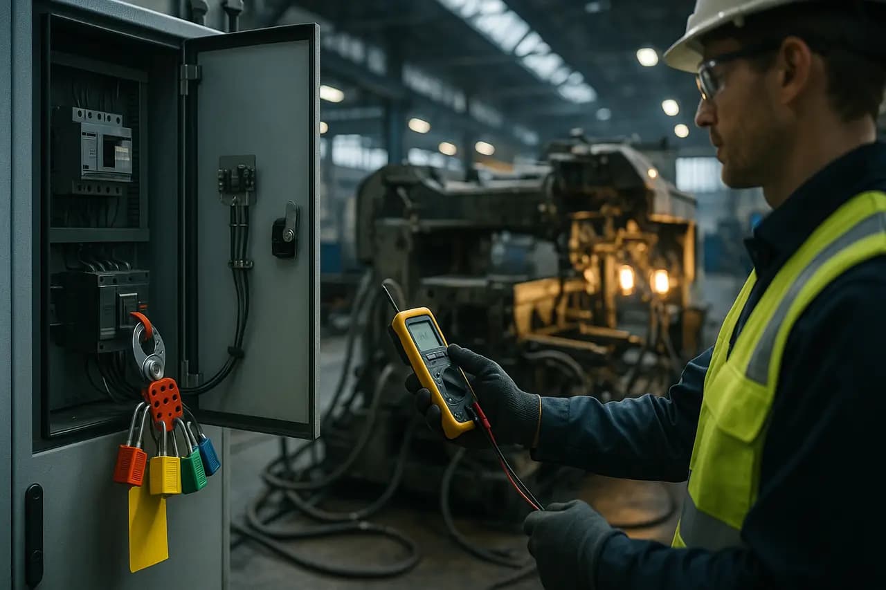 Lockout/Tagout (LOTO) for Safe Machine Dismantling & Moves