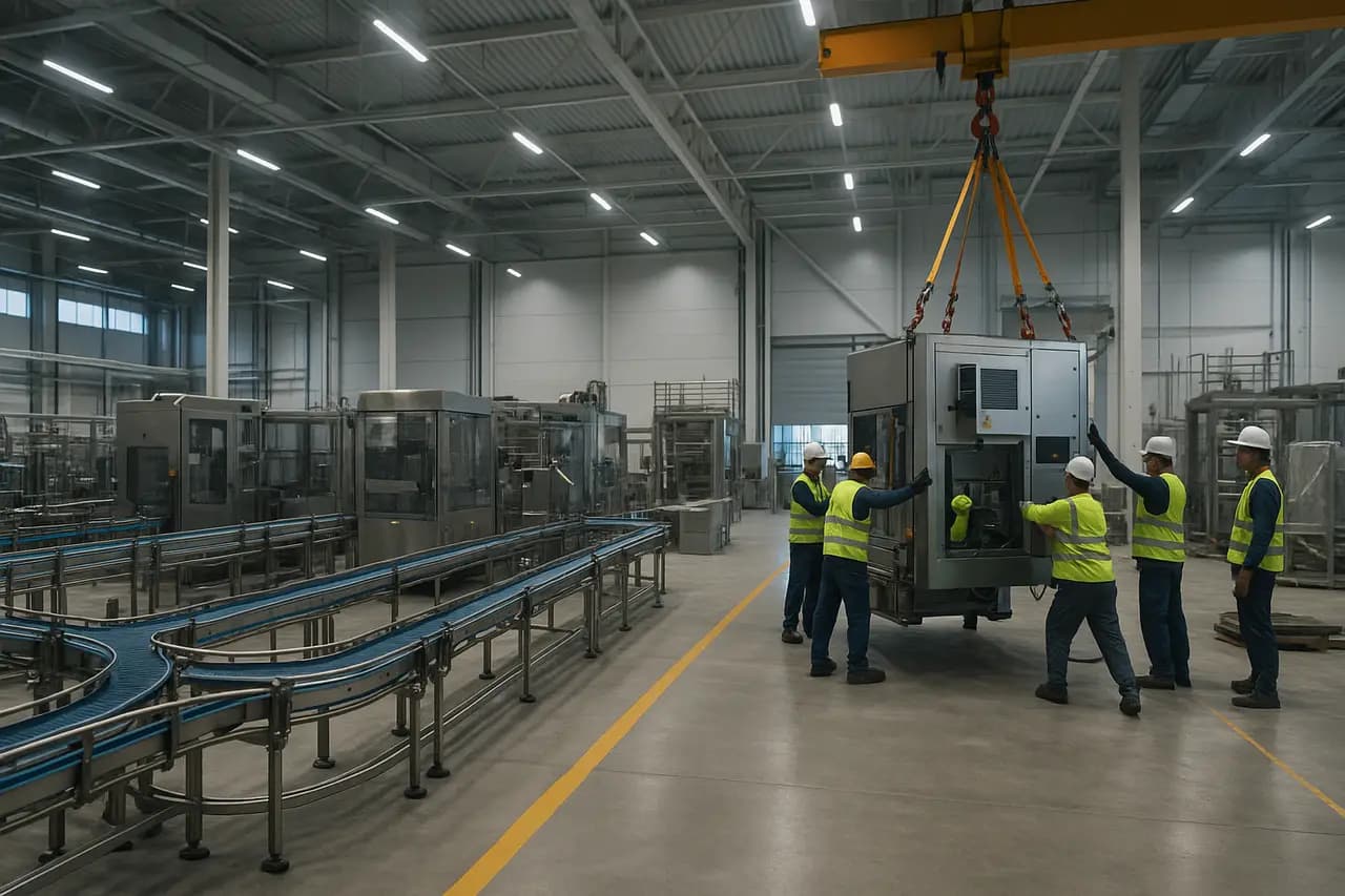 Produktionsausfall minimieren beim Maschinenumzug