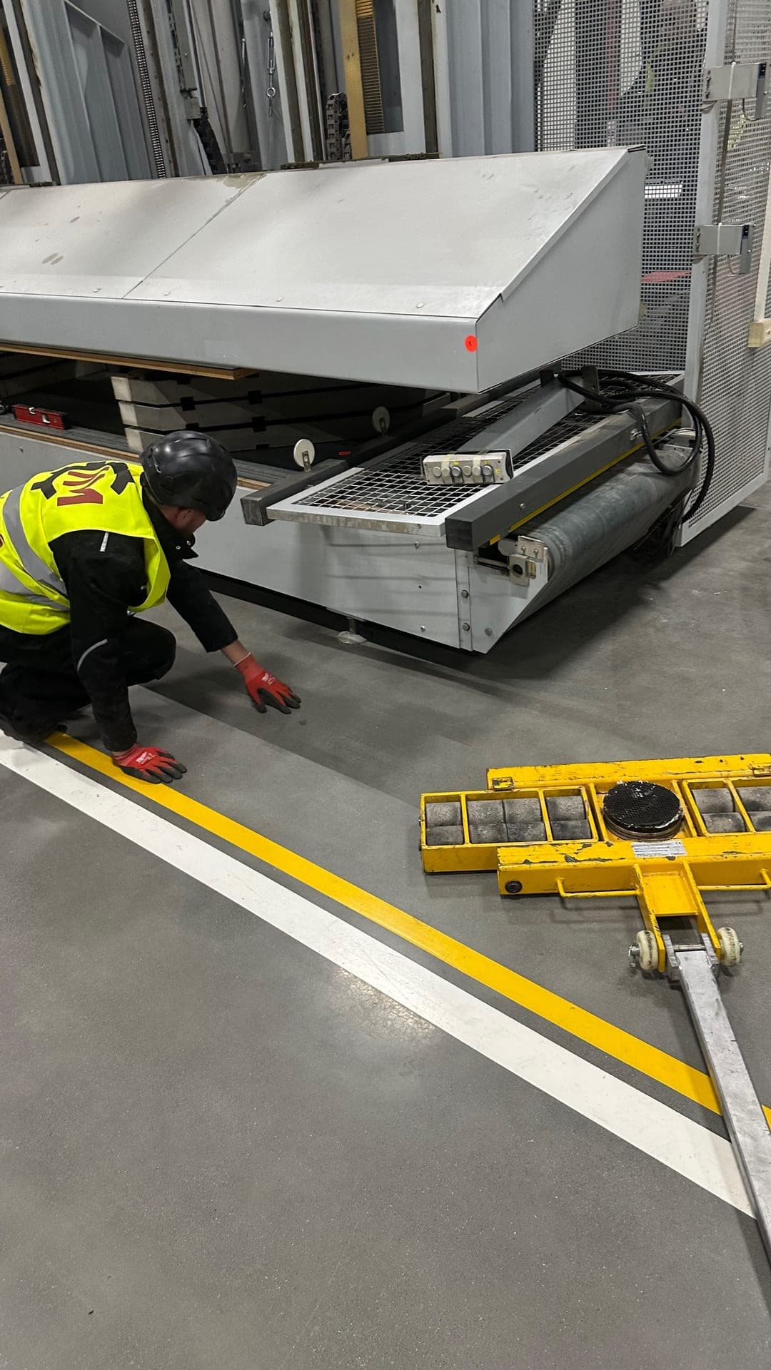 Industrial Press Relocation in a Furniture Factory — 1