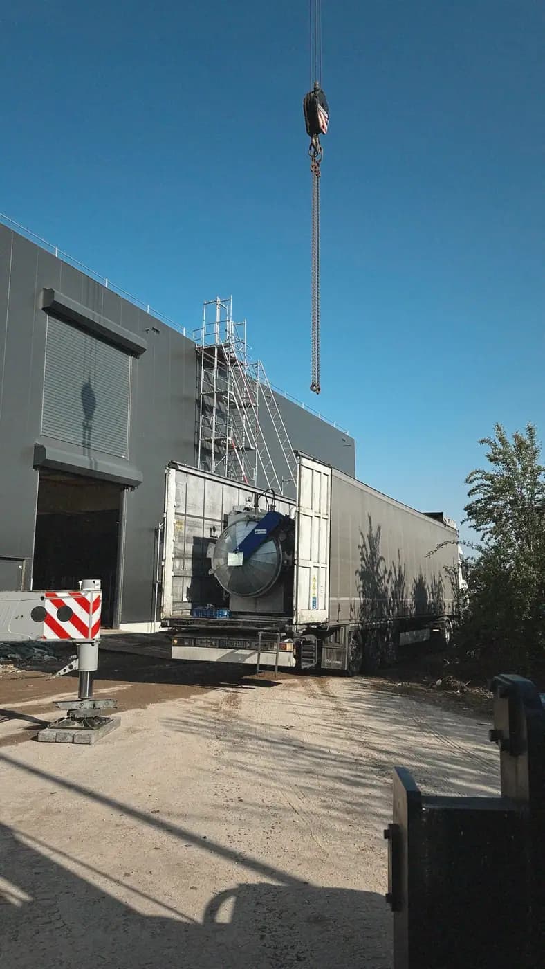 Lift-In & Installation of Five Sterilization Autoclaves — 2