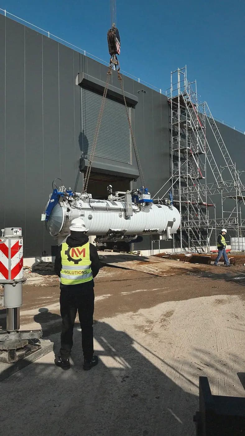 Lift-In & Installation of Five Sterilization Autoclaves — 3