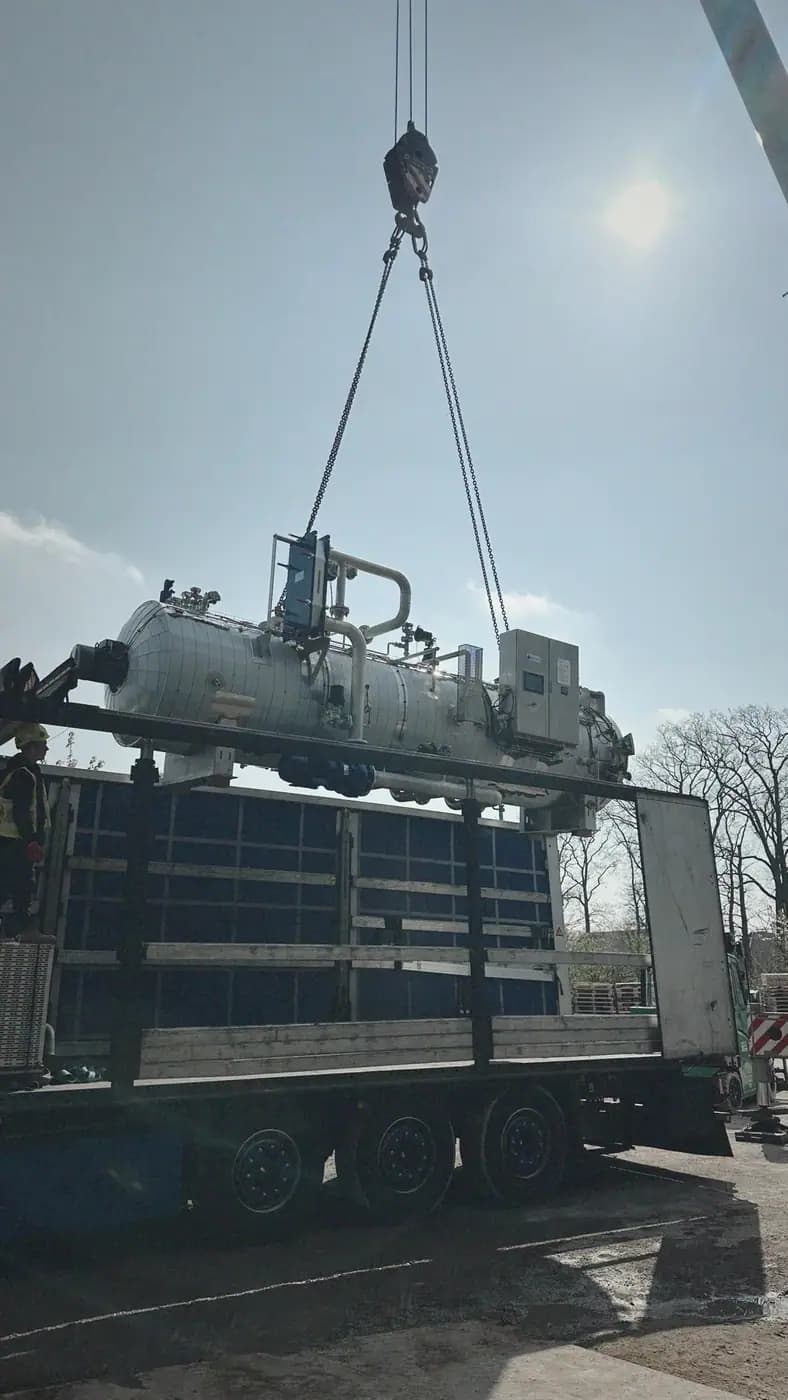 Lift-In & Installation of Five Sterilization Autoclaves — 4