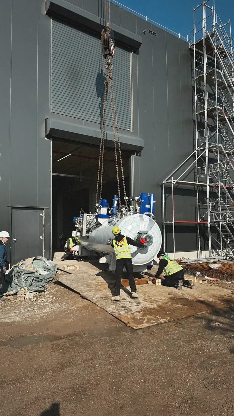 Lift-In & Installation of Five Sterilization Autoclaves — 5