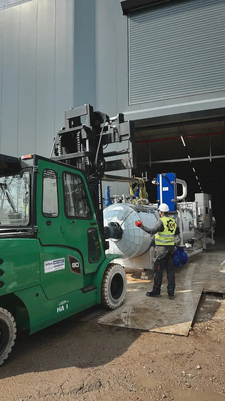Lift-In & Installation of Five Sterilization Autoclaves — 7