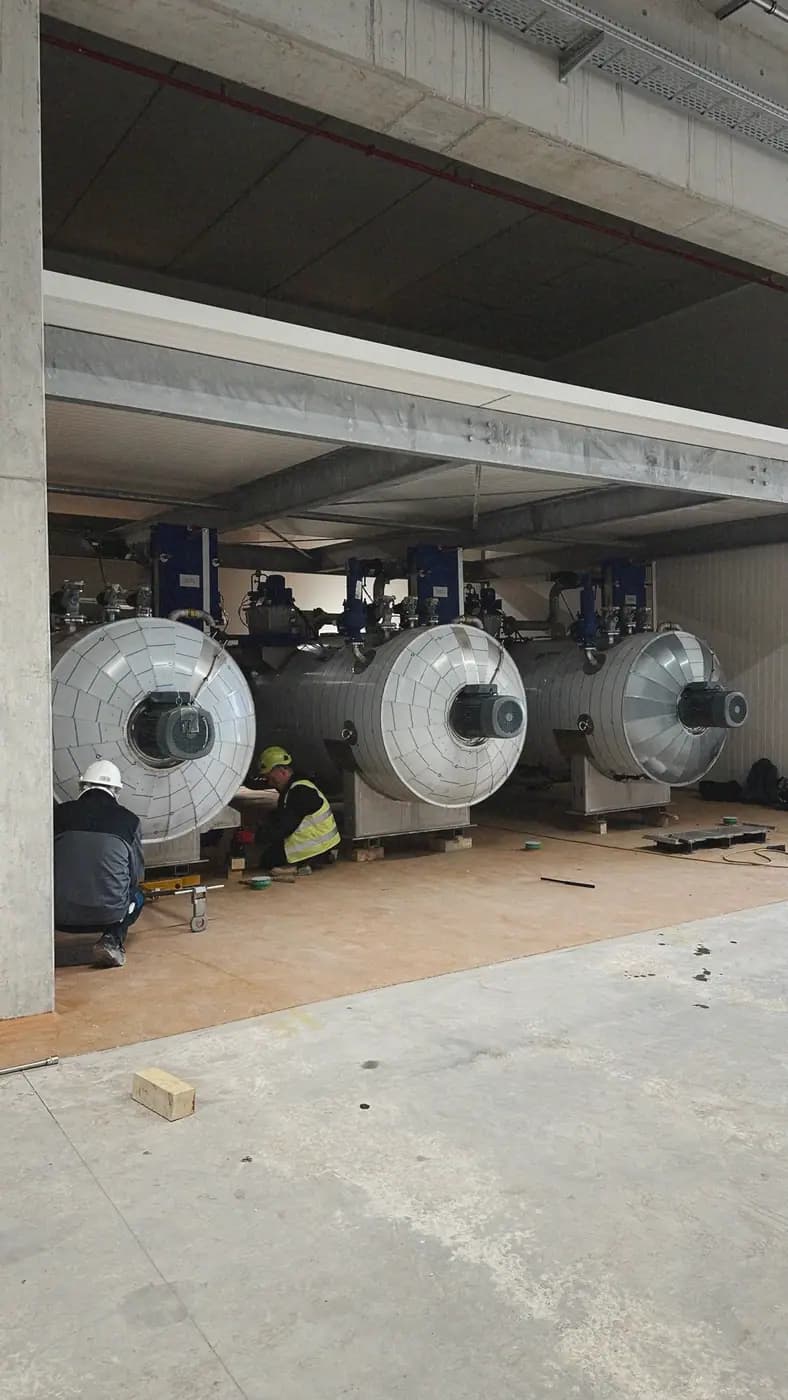 Lift-In & Installation of Five Sterilization Autoclaves — 9
