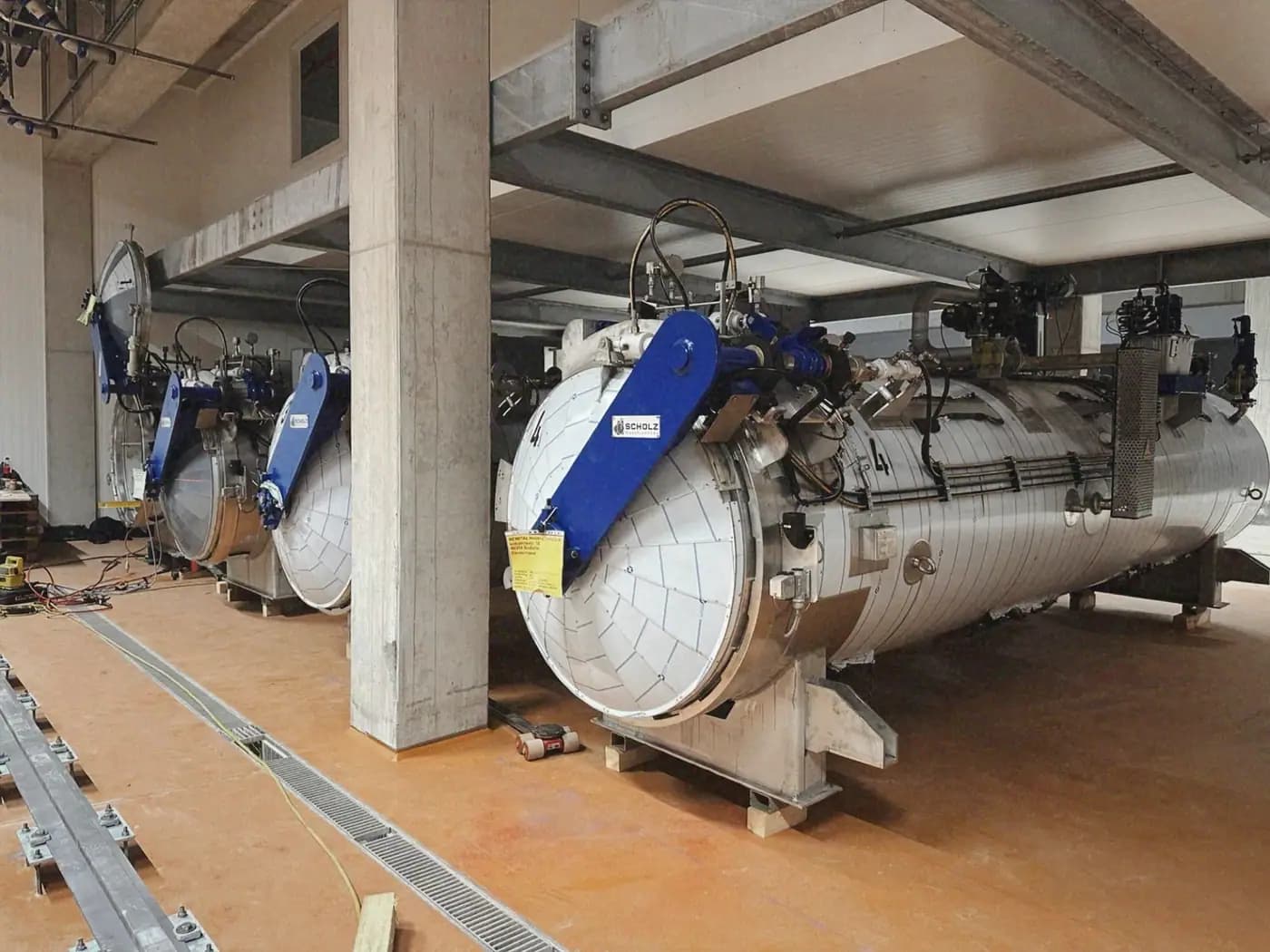 Lift-In & Installation of Five Sterilization Autoclaves — 11