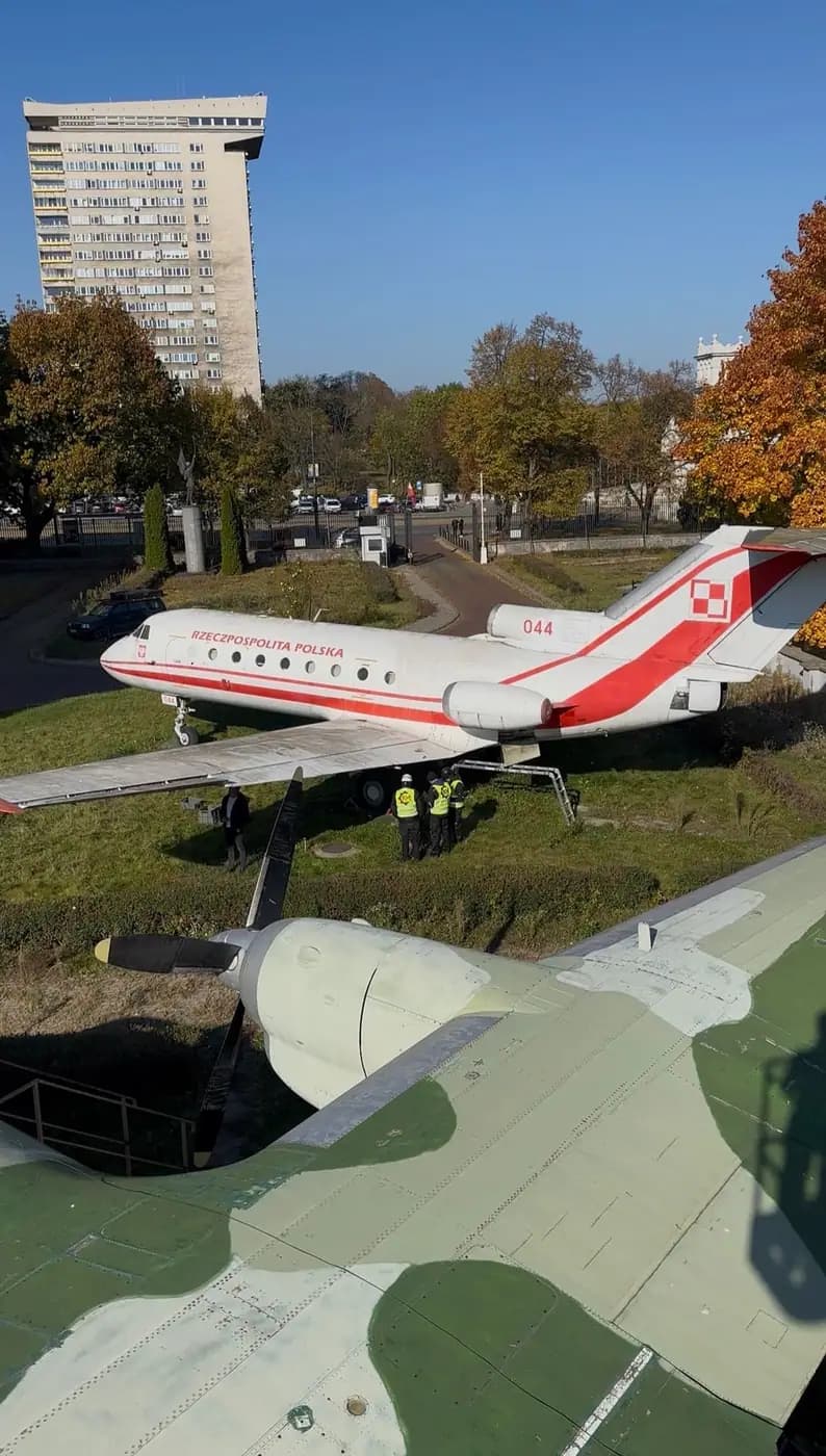 Night Relocation of a YAK-40 Jet Aircraft Across Warsaw — 8