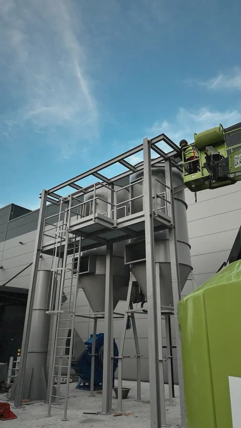 From-Scratch Assembly & Commissioning of an Outdoor Dedusting System — 8